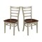 International Concepts Set of 2 Emily Side Chairs, Antiqued Almond/Espresso C12-617P - alternate 8